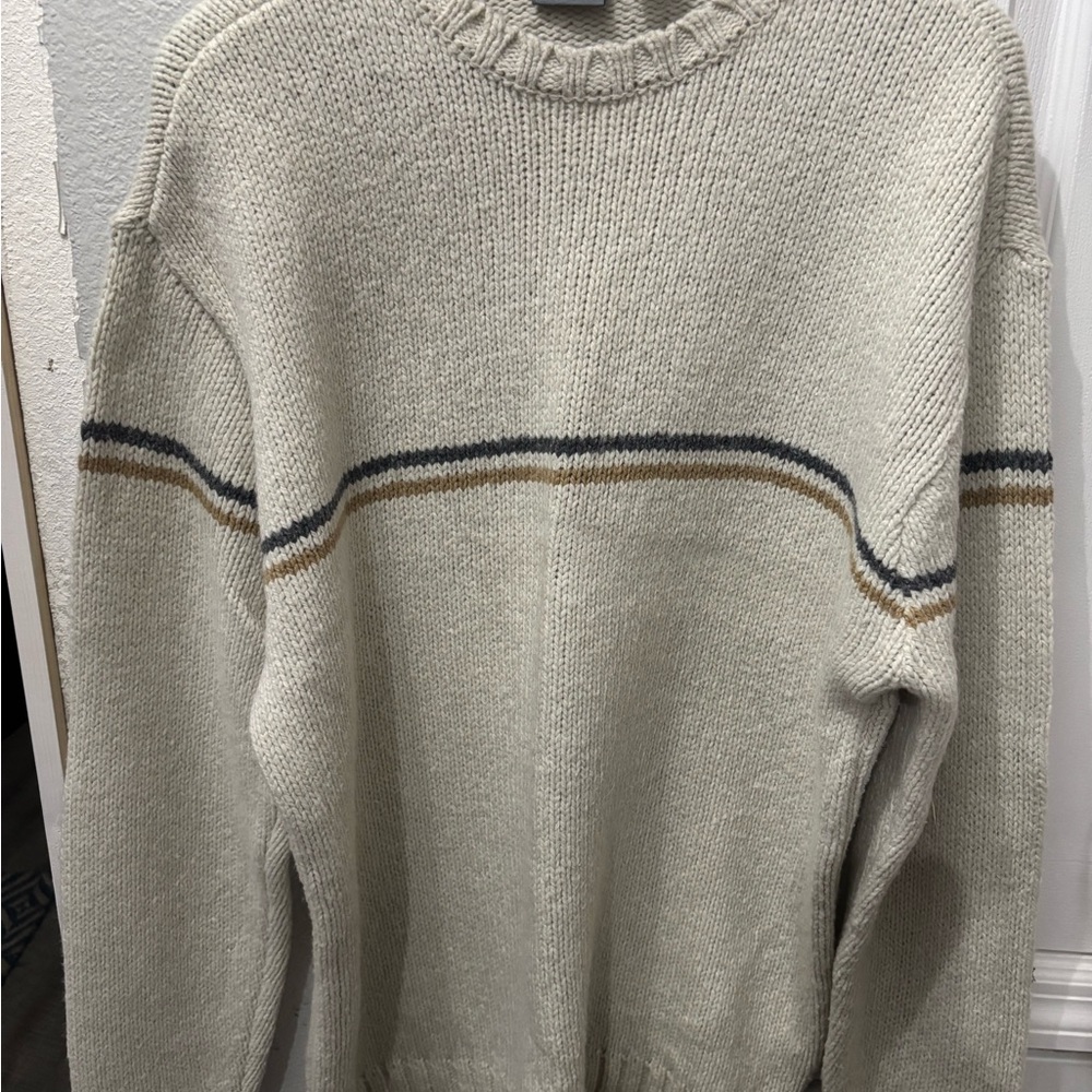 Quicksilver Men's Sweater with Striped Detail